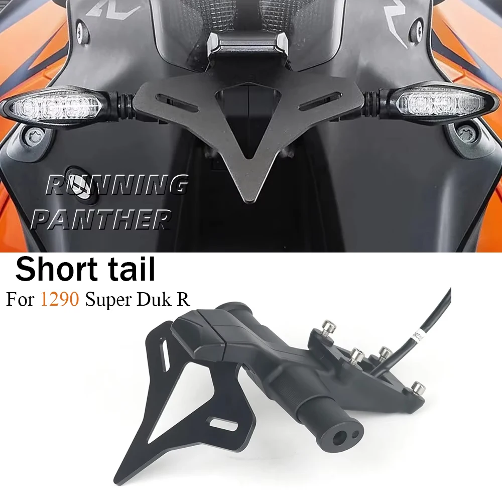 

Motorcycle Rear Short Tail Stock Tidy License Plate Holder Tailstock Bracket Kit For 1290 Super Duke R 2020 2021 2022 2023 2024