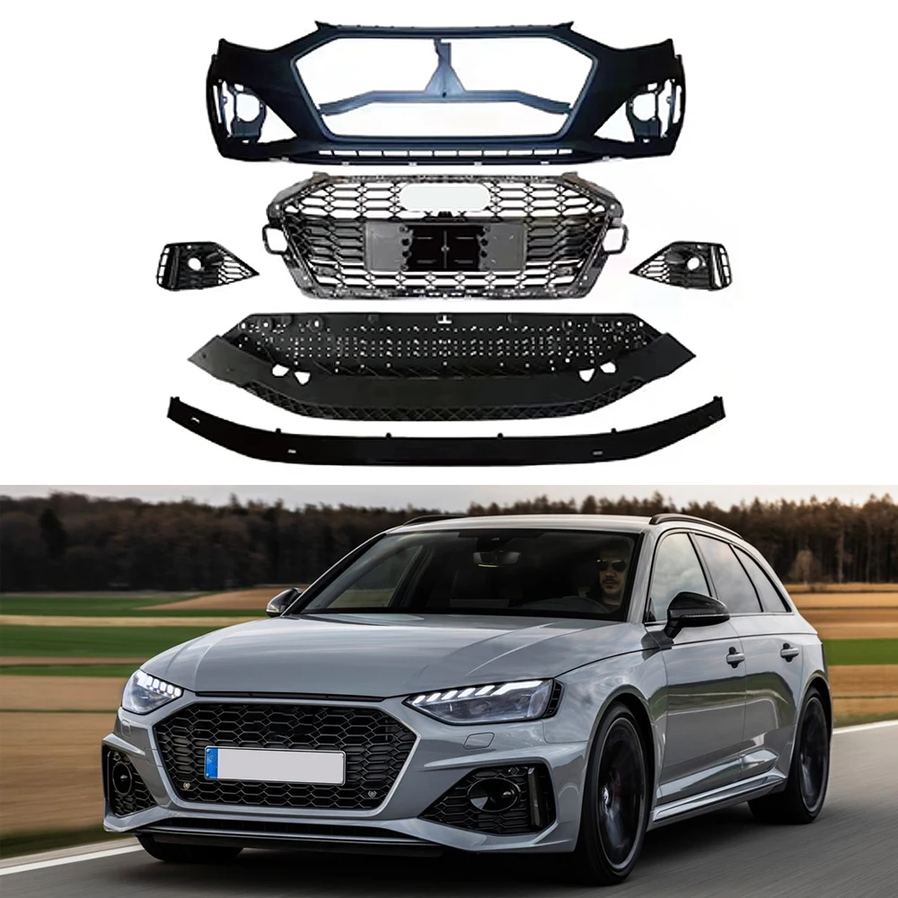 For  A4 modified RS4 Cheap auto body kits good quality  bumper high repurchase rate  front