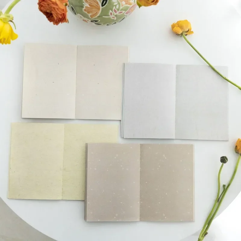 30Pcs Material Paper Flower Room Gentle Color Notebooks matching texture material Writing Handbook Scrapbook 201*116mm