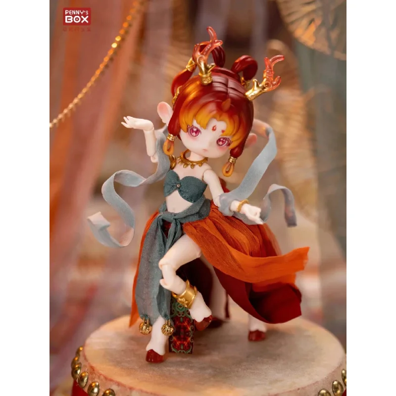 In Stock Penny Box Antu-China Dunhuang Nine Colored Deer Series  Cute Dolls  Action Anime Figures Toys  Cute Figure Toy