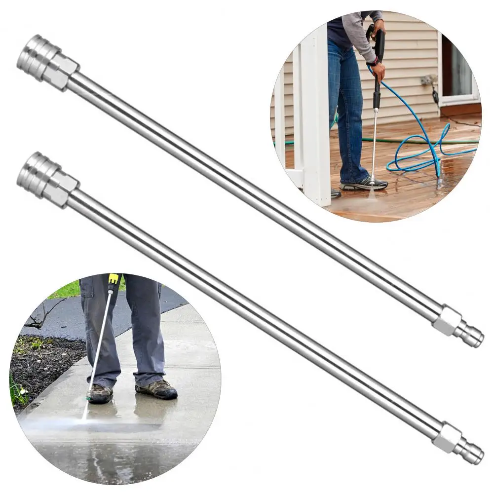 Rust-resistant Extension Rod Pressure Washer Extension Wand Corrosion Resistant Power Washer Rod Easy Installation Quick Connect