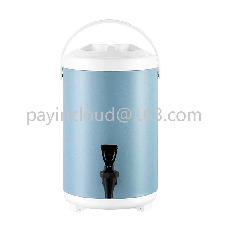 Milk Barrel Stall Commercial Large Capacity 10 Liters Tea 304 Stainless Steel Insulated Barrel Milk Tea Bucket Soybean