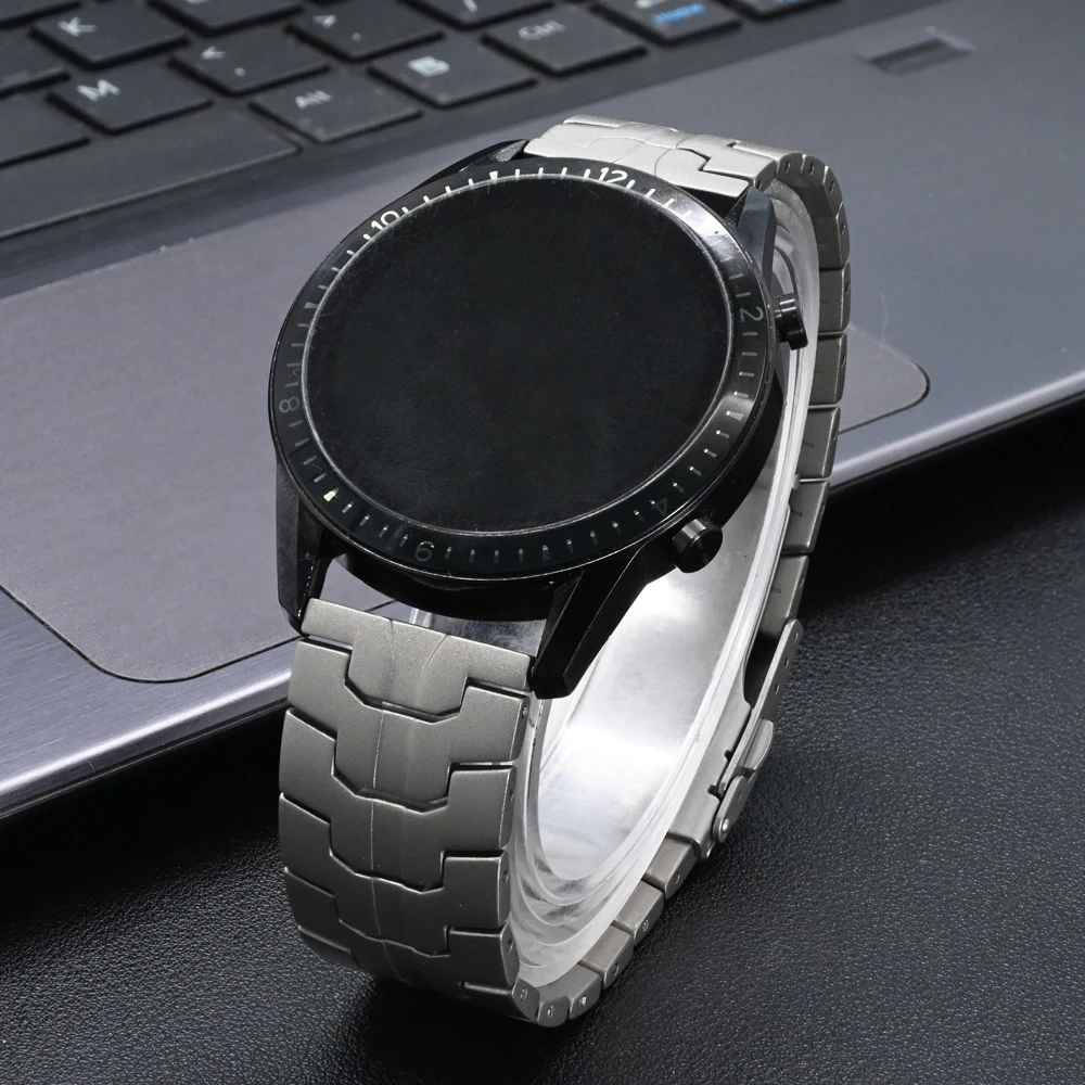 Cinturino universale 20/22mm per Samsung Galaxy 7/6/5/4 44mm 40mm cinturino da uomo in acciaio inossidabile per Huawei GT5 Pro 46mm GT4 5 CORREA