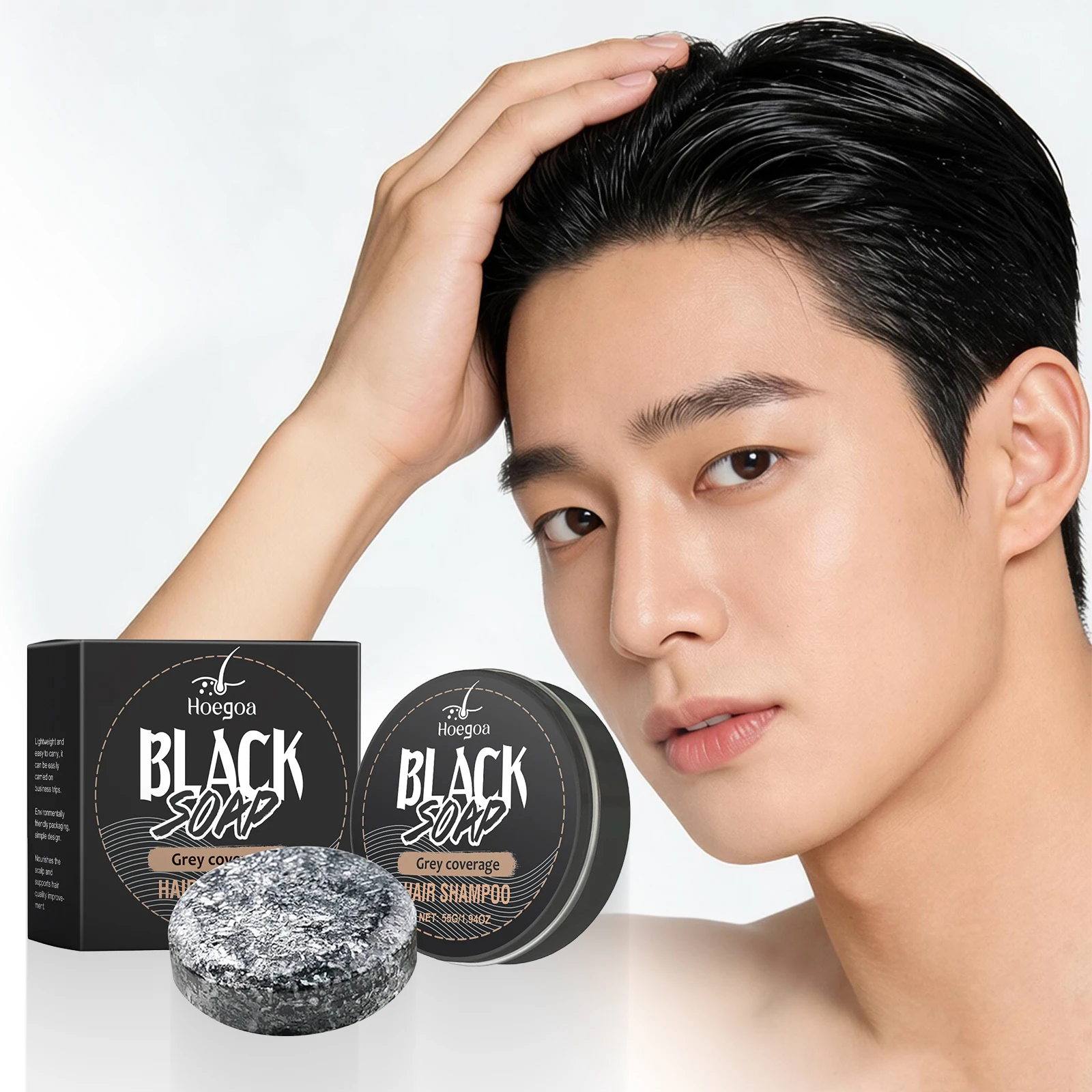 

Hair Darkening Shampoo Bar Polygonum Multiflorum Shampoo Soap Strengthen Repair Hair Roots Deeply Cleans Nourish Scalp Hair Care