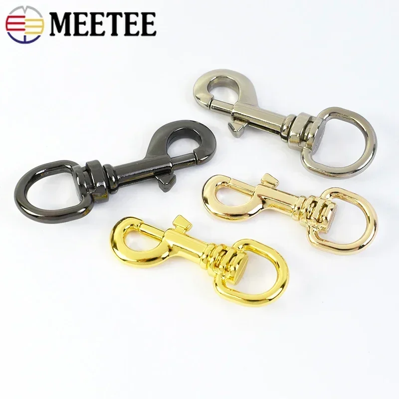 5/10/20Pcs 11/15mm Metal Carabiner Buckle Dog Leash Collar Swivel Trigger Clips Snap Hook Bag Strap Lobster Clasp Accessories