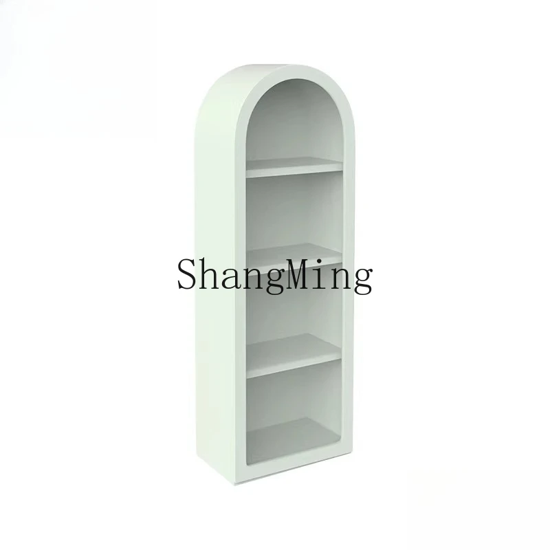 

ZYY household simple solid wood bookcase living room light luxury modern display cabinet