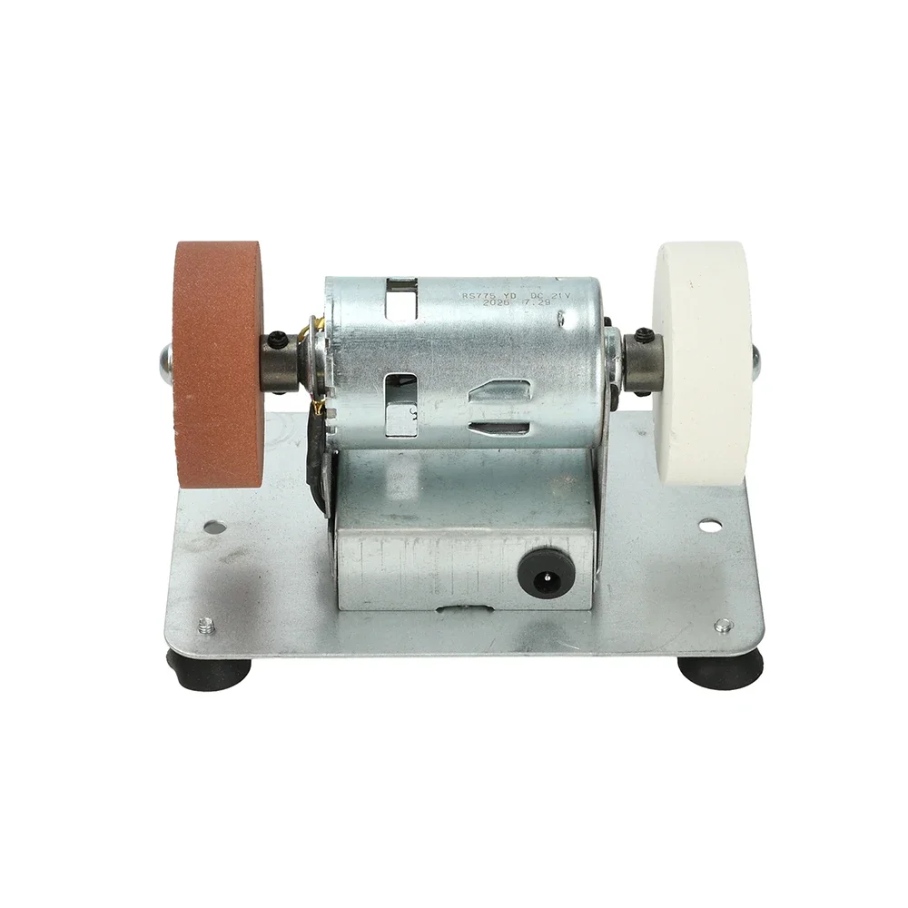 Elektrischer Schleifer 100W Reiner Kupfermotor AC 100-240V Grob- und Feinschleif- sowie Poliermaschine Tragbares Desktop-Schleifwerkzeug – Detail 14