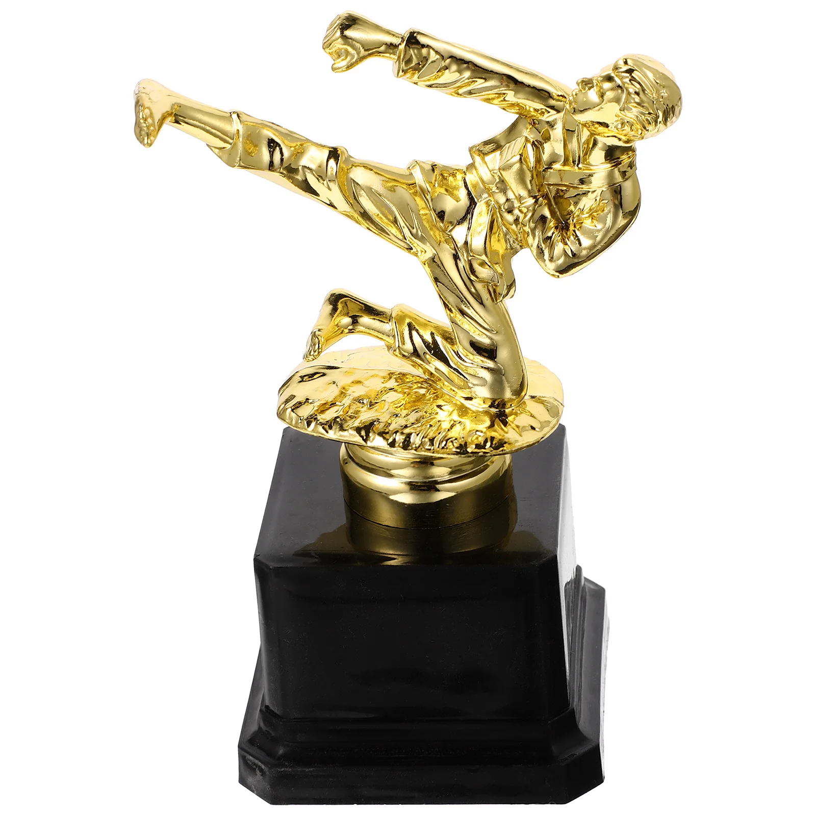 

Taekwondo Trophy Award for School Kindergarten Child Statue Decor Ribbons Martial Prize Gift Competition Souvenir