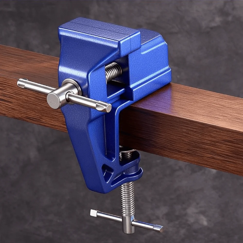 

Clamping Cast Steel Portable Small Vice Non-Slip Jaw Compact Heavy-Duty Work Vise Heavy-Duty Precision Clamping DIY Projects