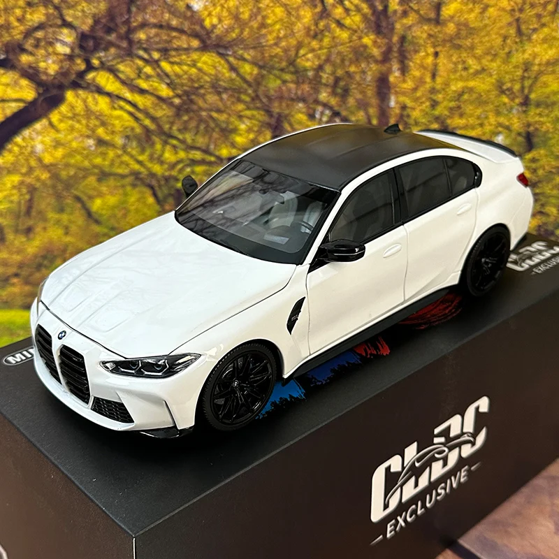 Minichamps 1:18 FOR BMW M3 G80 2020 Alloy car model Car model Collection Gift of metal