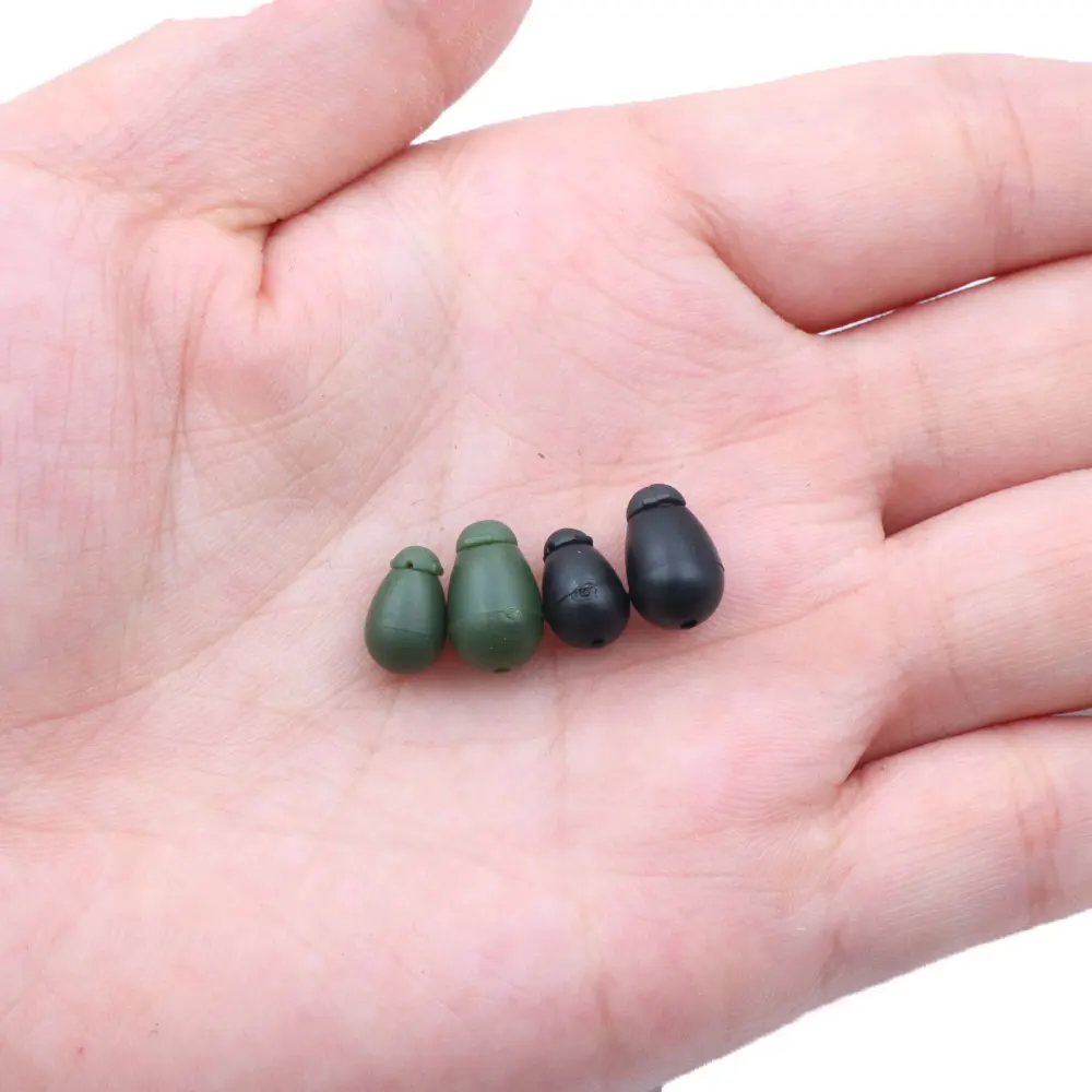 20pcs Fishing Method Feeder Bait Cage Connector Quick Change Beads Hair Carp Rig Chod Bead For Fishing Accessories Tackle