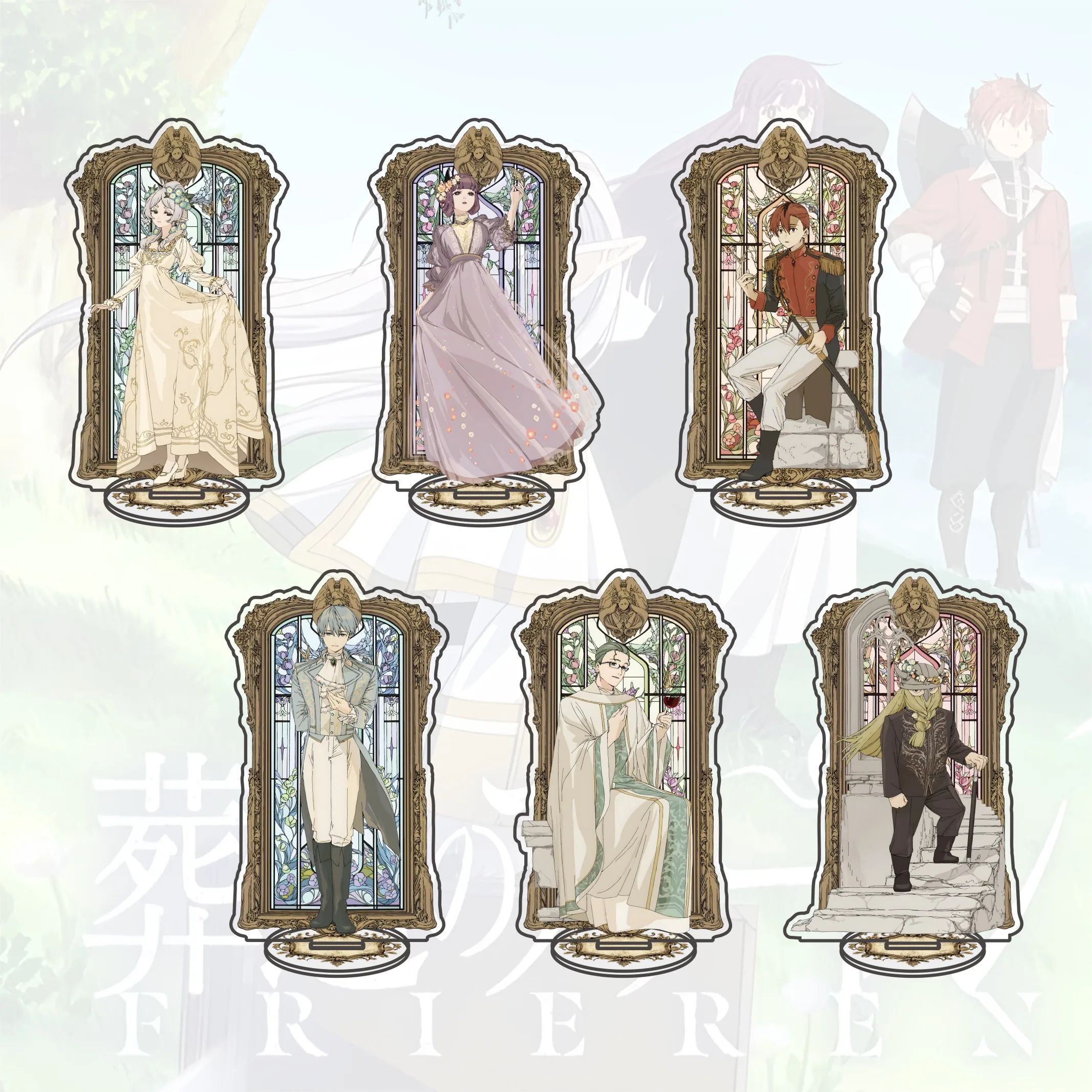 15 cm Anime Frieren At The Funeral Acrylic Stamd Cartoon Figure Fern Stark Himmel Pendant Gifts Accessories Keychains
