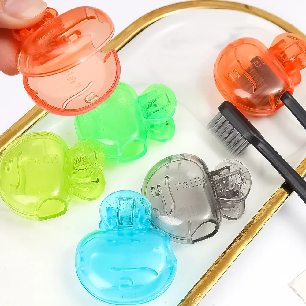 Portable Toothbrush Cover Holder Travel Hiking Camping Brush Cap Case Health Germproof Toothbrushes Protector Bathroom Tools