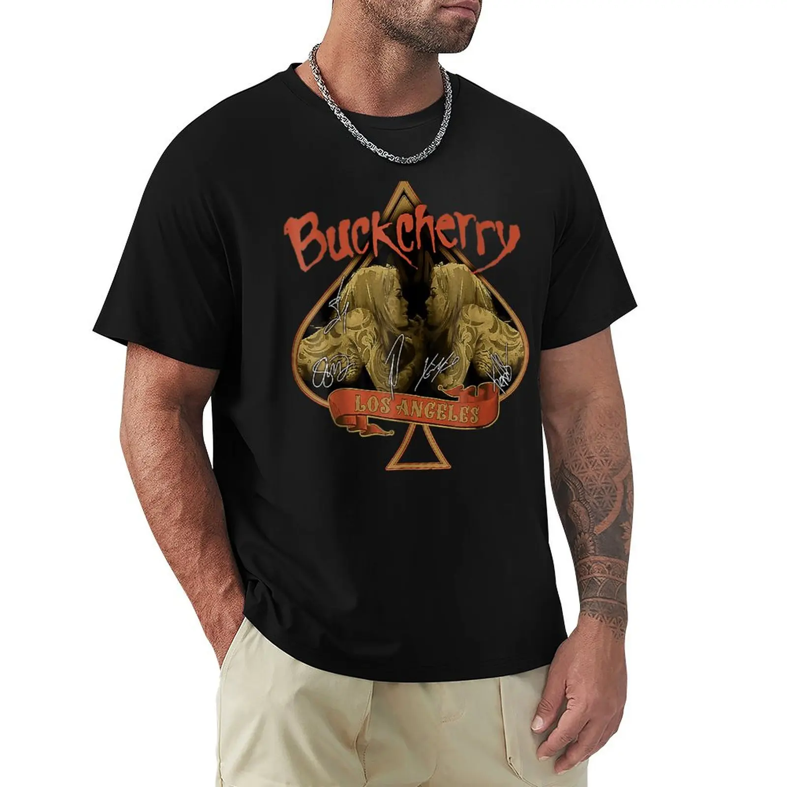 

Warpaint Legend 70s Limited Design Vintage Buckcherrys T-Shirt Lightweight Basic Short Sleeve Shirt