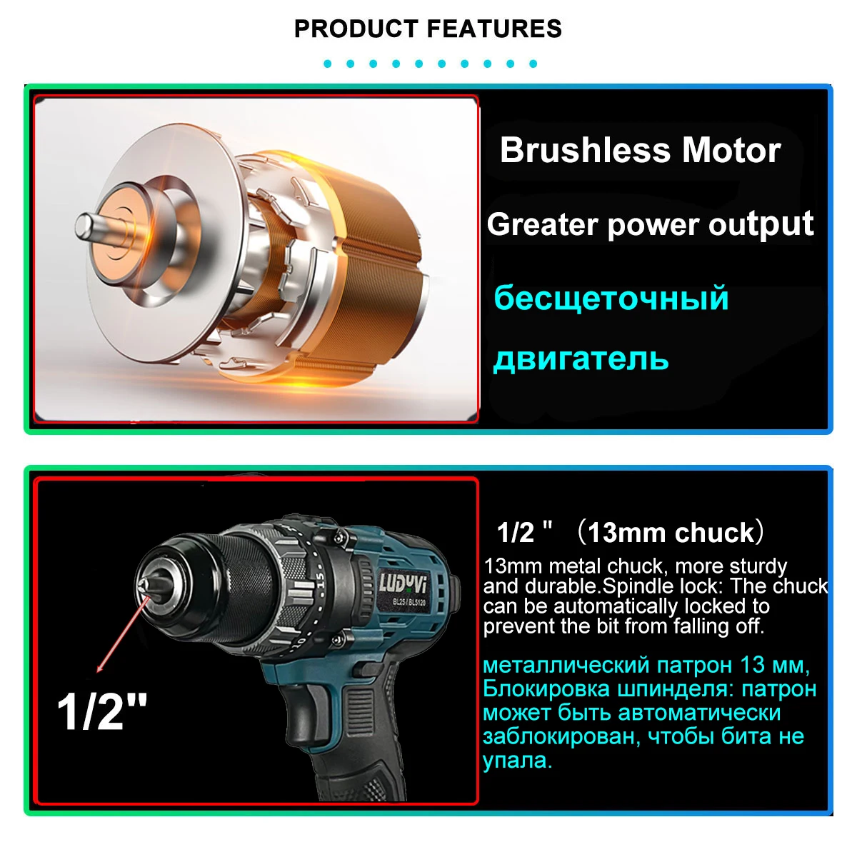 สว่านไร้สาย18V แบบไร้แปรงถ่านรองรับแบตเตอรี่ Makita 18V ไขควงไฟฟ้าทรงพลังขนาด13มม. 120N/ม. 25 + 3แรงบิด