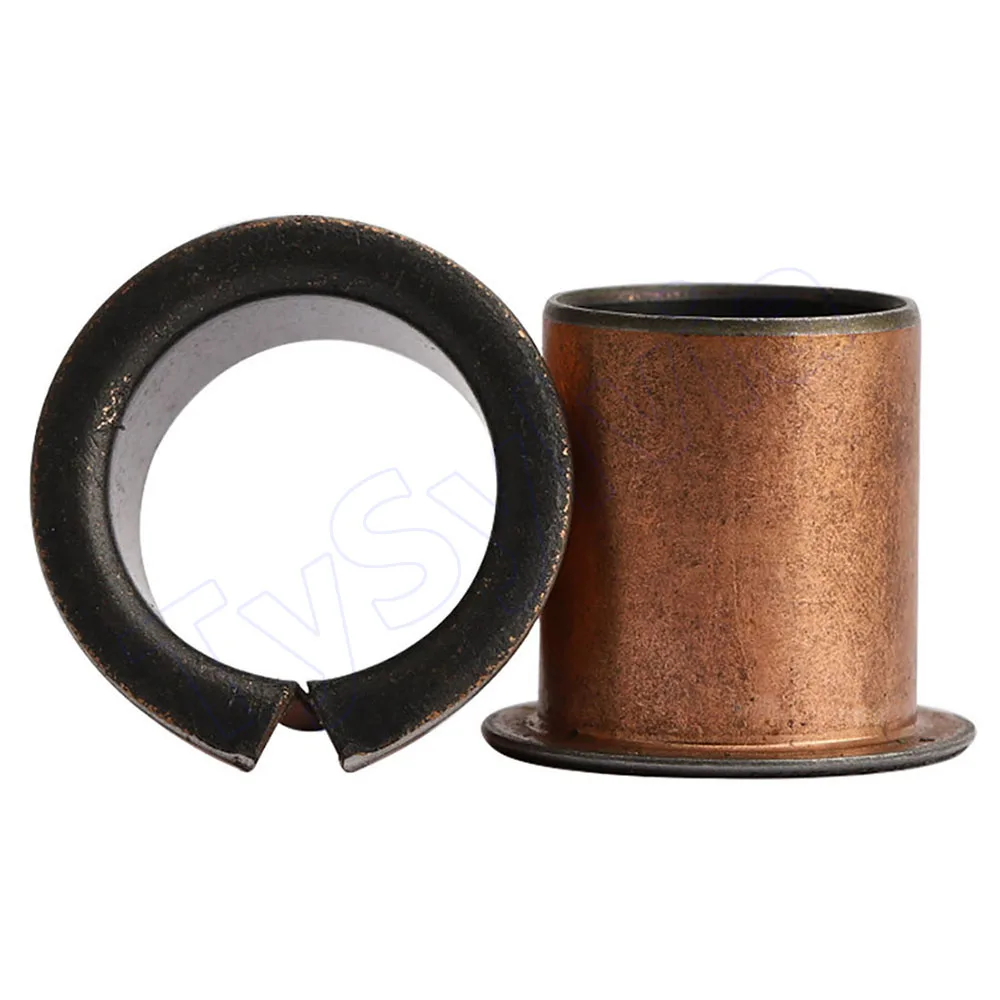 Fotografia 4: Rolamento autolubrificante flangeado SF-1F - Bucha sem óleo M4-M55, luva de eixo composto com revestimento de cobre