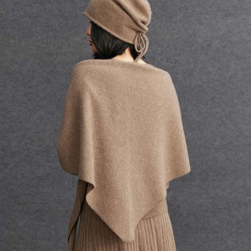 

ADDONEE женские 100% кашемировые треугольные шали, шарф, осень-зима, новый шикарный мягкий теплый кашемировый трикотаж, свитер, шаль