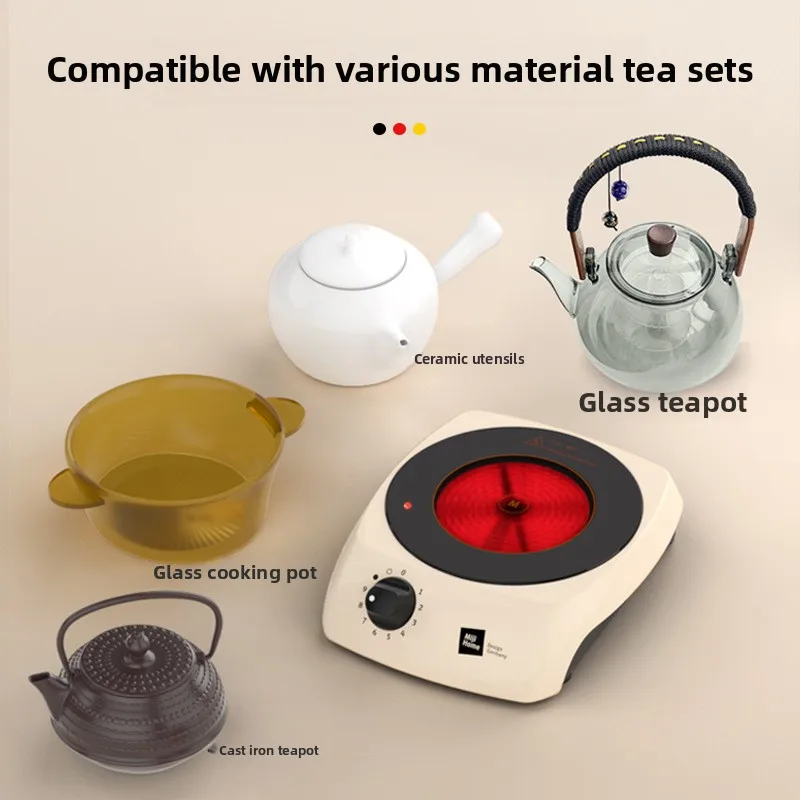 Miji German Miji Electric Ceramic Stove STEA 900 Home Office Tea Brewing Around Stove Tea Not Picking Pots Sports Car