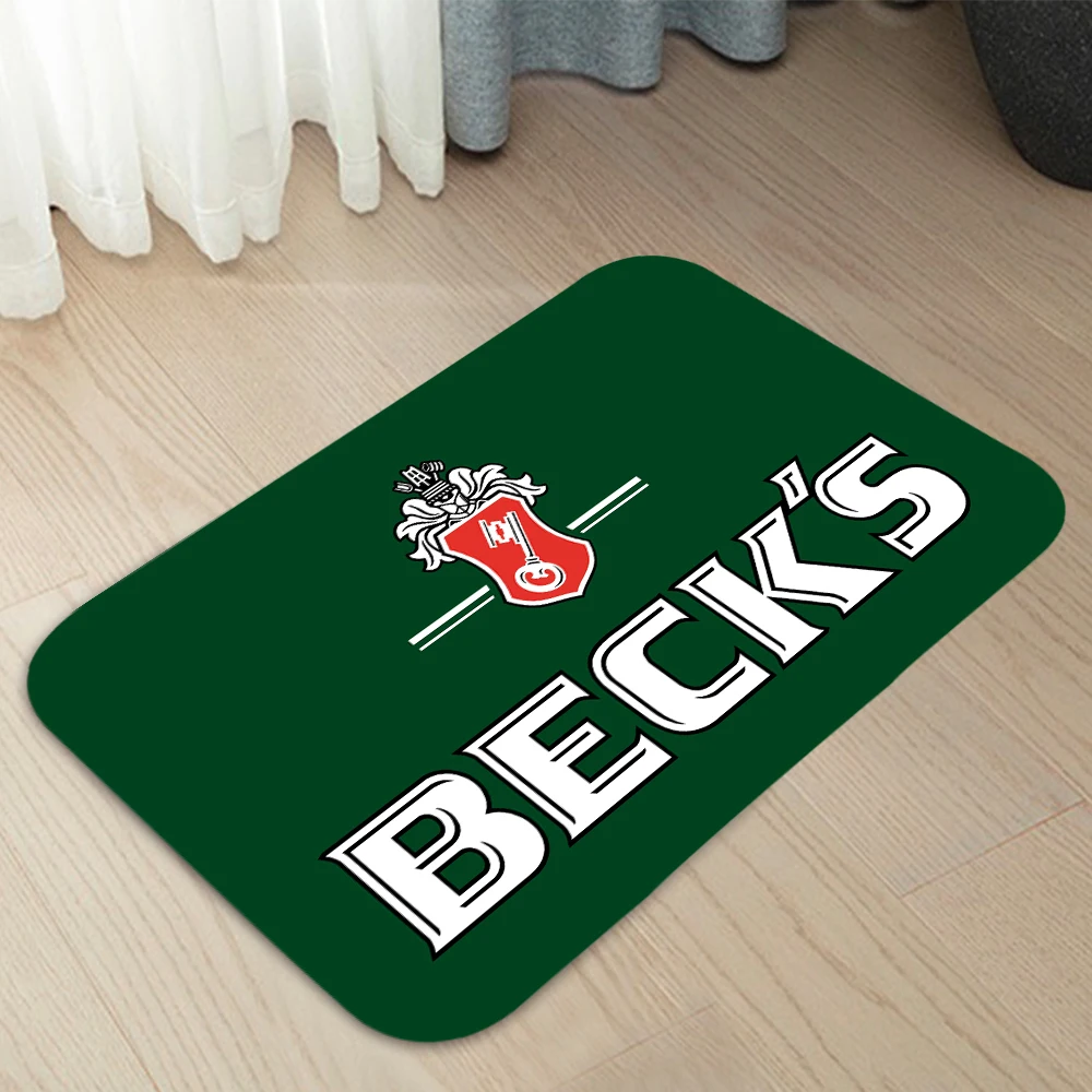 Коврики с логотипом Becks, домашний ковер, коврики для входной двери, современный декоративный ковер, коврики для ванной комнаты 206