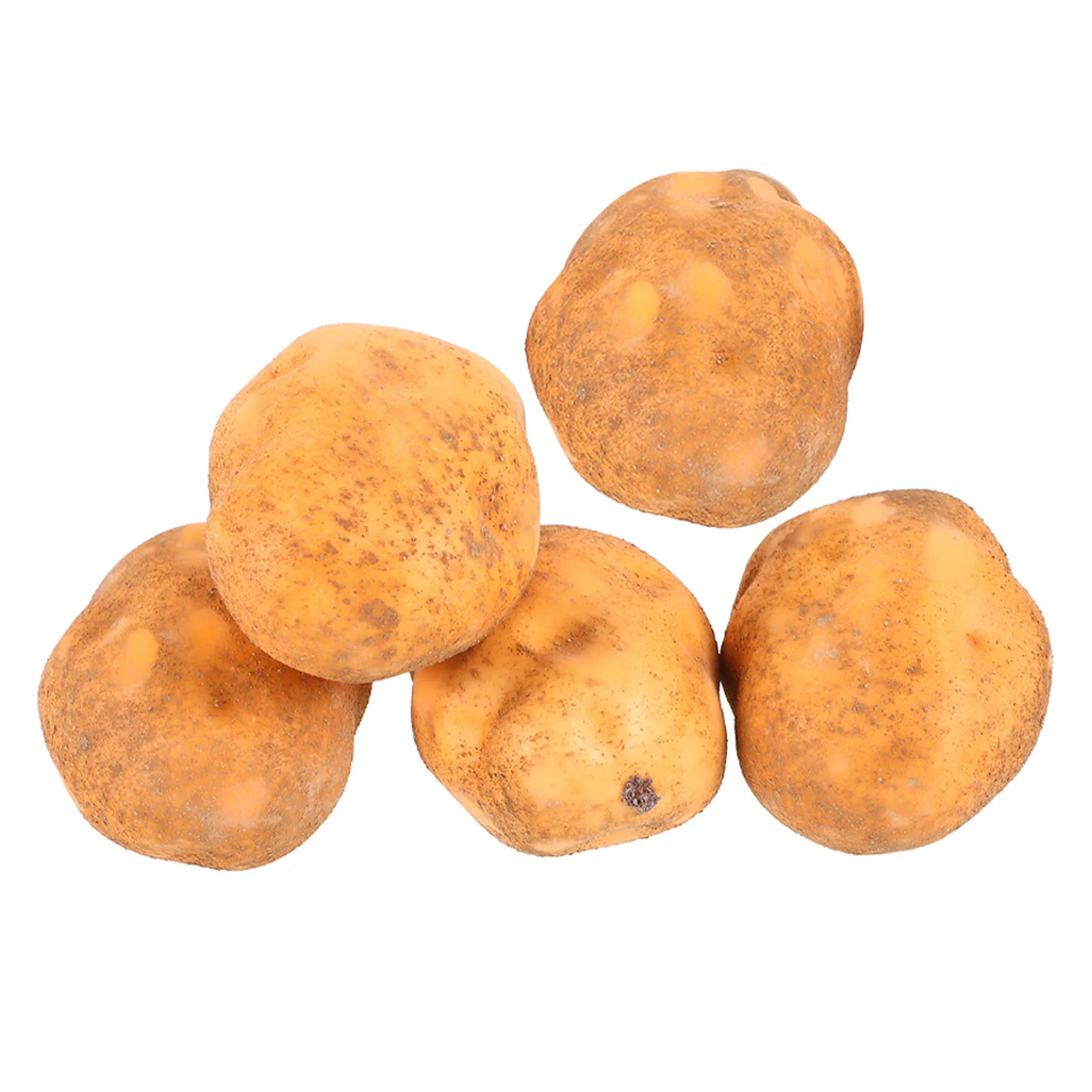 5 Pcs Artificial Vegetables for Decoration Fake Food Kitchen Potatoes Display Props Garden Party Realistic Veggies Models
