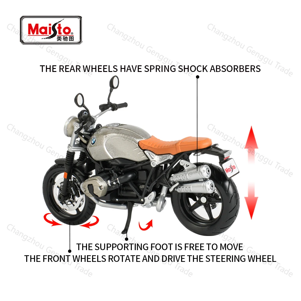 Maisto 1:12 BMW R nineT Scermber Diecast Alloy Motorcycle Model Toy