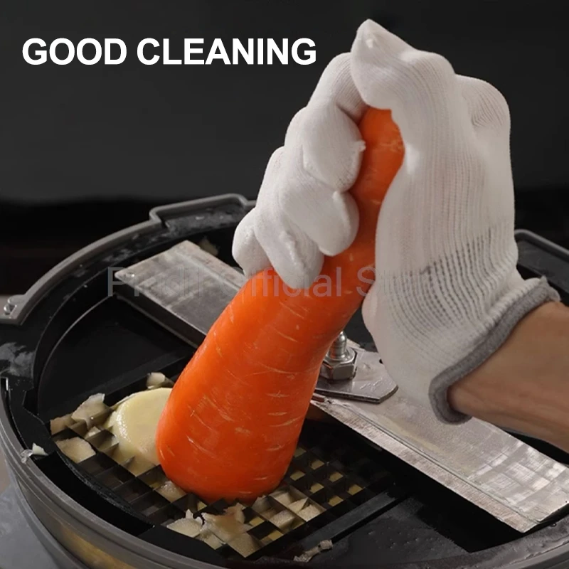 [الأكثر مبيعا] قطاعة خضراوات كهربائية بقدرة 200 وات، قطاعة طعام تجارية متعددة الوظائف لتقطيع البطاطس والبصل والجزر