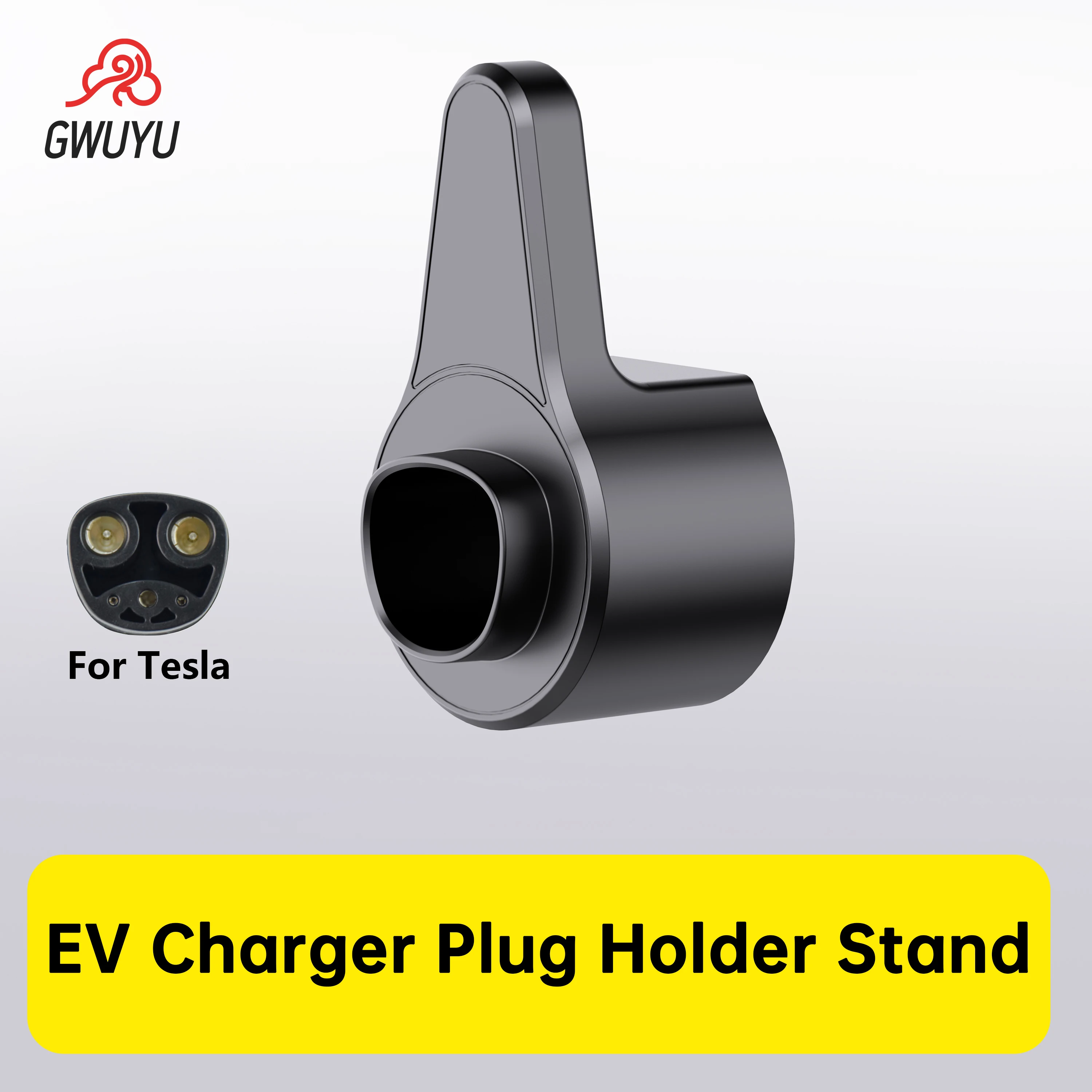 Ev Oplader Pistool Houder Dock Voor Tesla Elektrische Voertuig Opladen Pistool Extra Bescherming Accessoires Model Tz20 Socket Connector