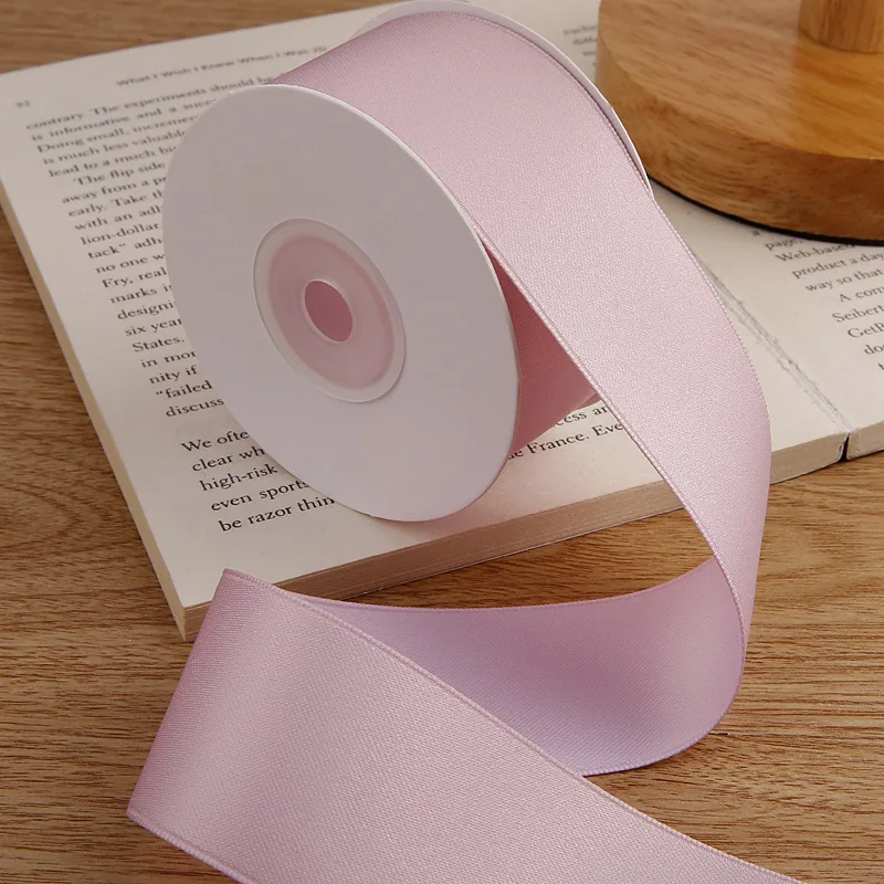 10 Yards 38MM Polyester/Cotton Two-Color Ribbon DIY Handmade Material Ribbon Hair Bows DIY Crafts Handmade Accessories