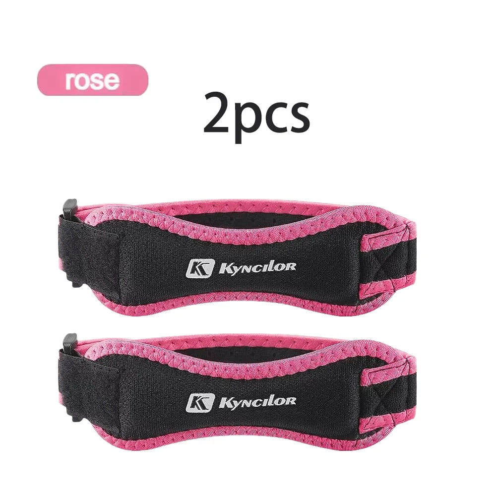 2 Stück Kniescheibenband, verstellbarer Silikon-Kniegelenkriemen, Sport-Kniebandage zum Schutz beim Laufen, Radfahren und im Fitnessstudio. – Detail 2