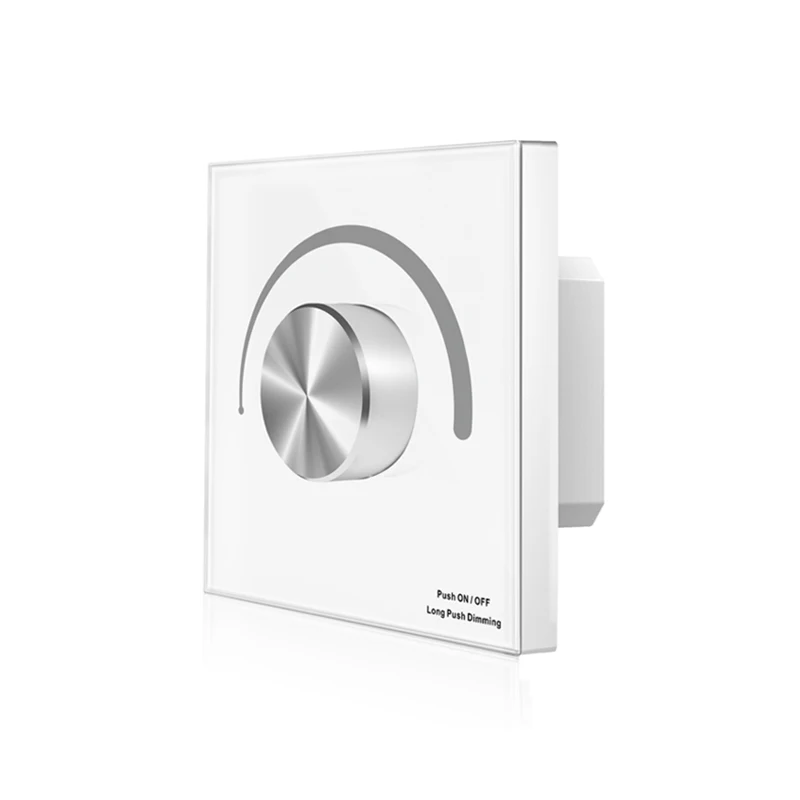 

LED Single Strip Dimmer DC 12V-24V 5050 2835 Strip Lights Wall Panel Dimmer Rotary Knob Control String Dimmer