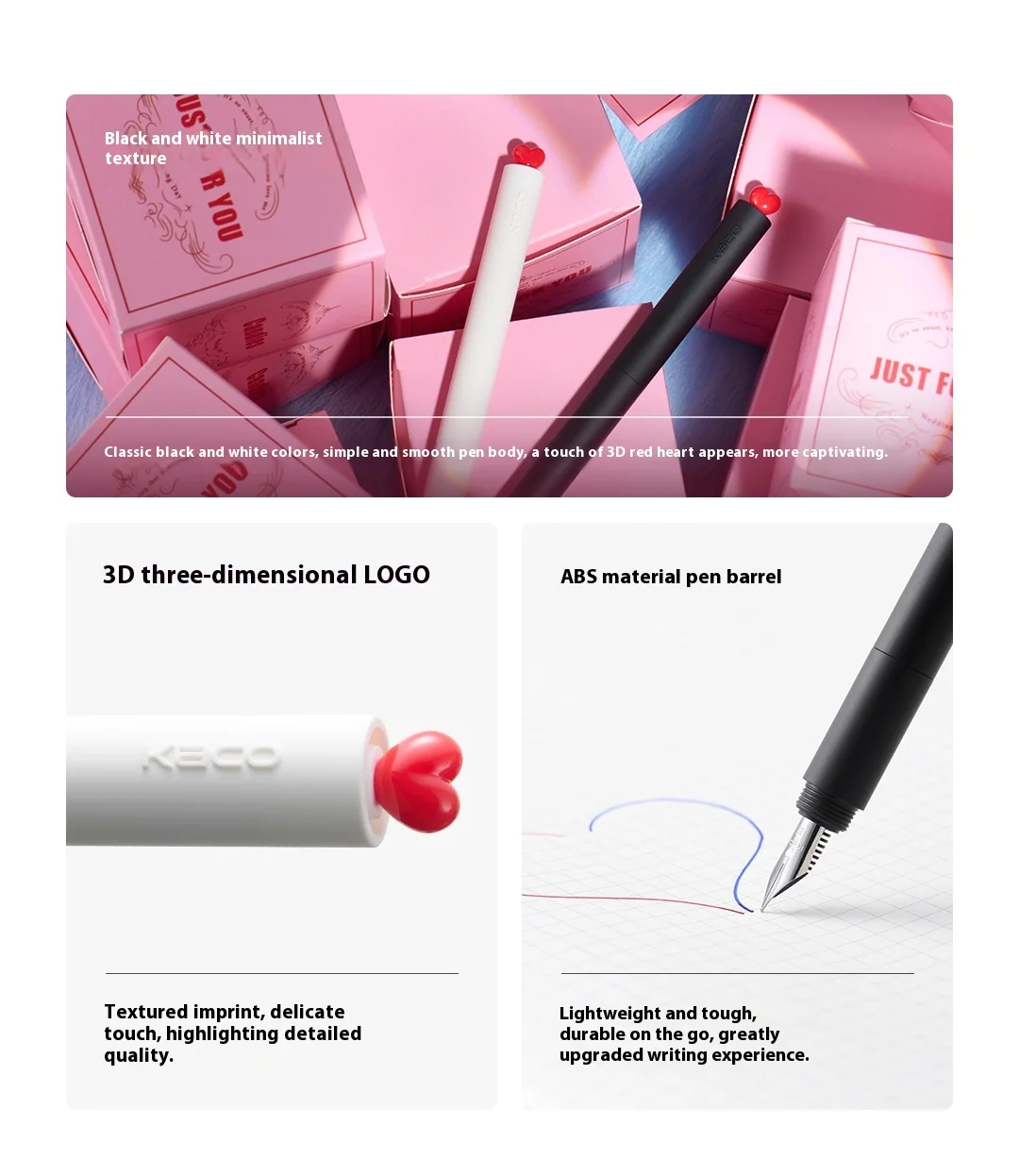 KACO Taschenstift-Set, 12 cm, Mini-Stiftkörper, bequem zu transportieren, Bastelschreibmutter-Design, bessere Versiegelung, mit 2 Tintenbeuteln – Detail 12