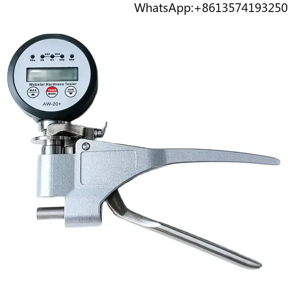 

AW-20 цифровой твердомер Webster для труб, алюминиевые заготовки, высокая точность, 0,5 ГВт, диапазон твердости металла, сделано 0 ~ 20 ГВт