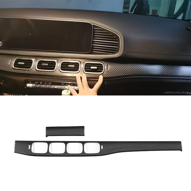 Factory Outlet Instrument Cover Dashboard Trim For mercedes benz G-Class Gle 350 Gls  Accessories Real Carbon Fiber