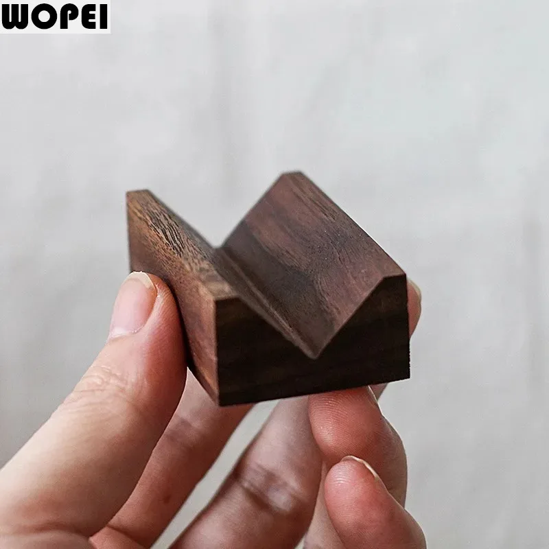Creative Wooden Tableware Restaurant V-shaped Molecule Cuisine Dim Sum Dish Dessert Dish Restaurant Special Display Tableware