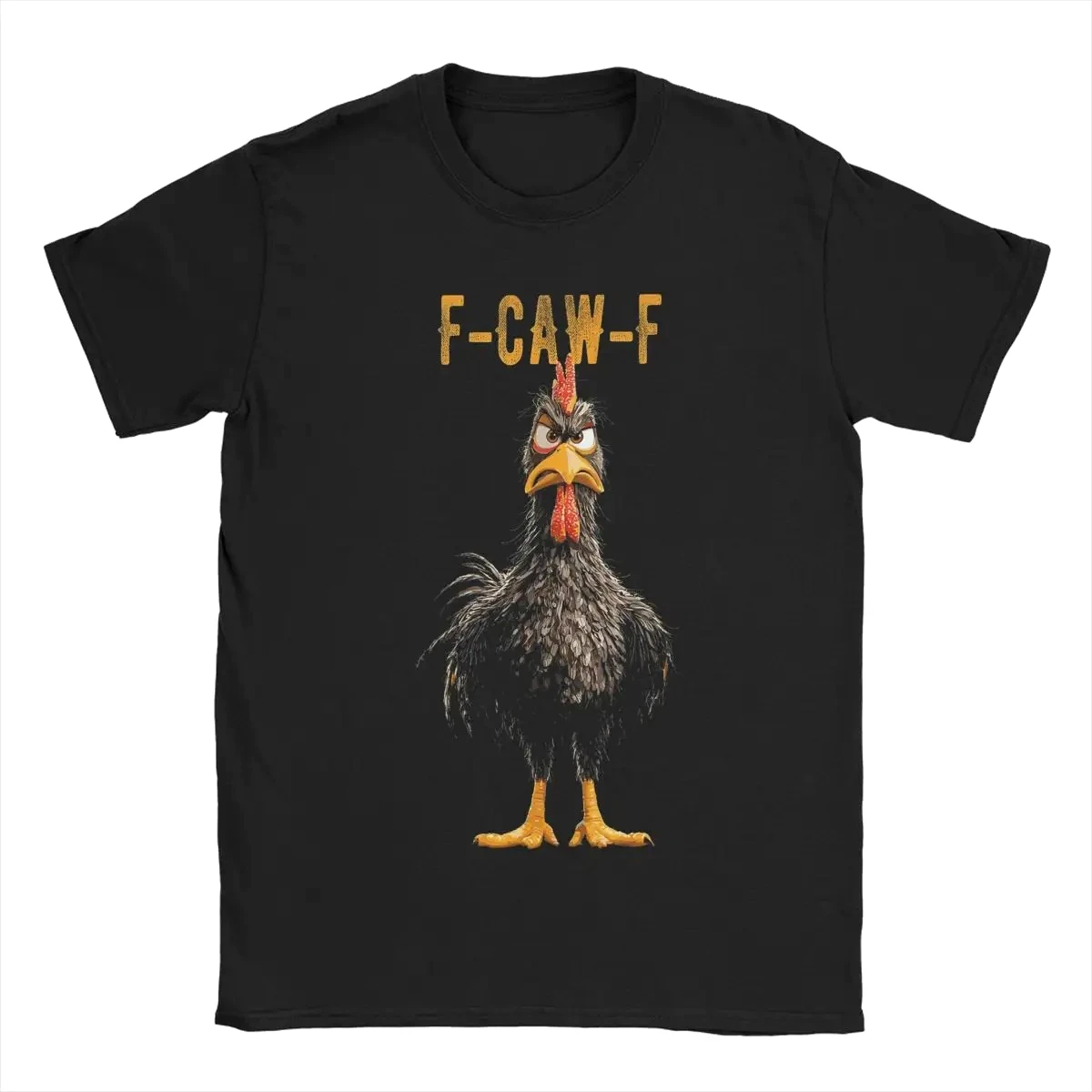 FCAWF Black Chicken Lover - Funny F-Caw-F Chicken T-Shirts for Women Summer Y2k Clothes Short Sleeve Tees New Arrival Clothing