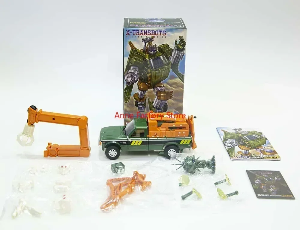 В наличии Трансформированные игрушки Робот X-Transbots MX-9T Paean Hooist Мультяшная версия MX9T Коллекция экшн-изображений Подарки Модель игрушки