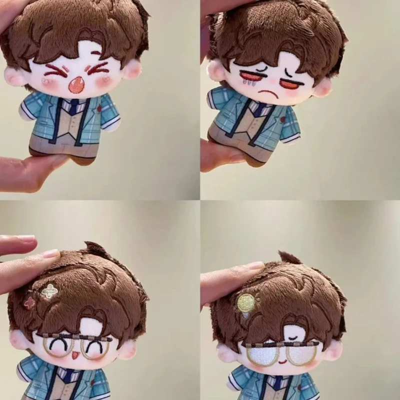 Farcito 10 cm Anime Luce e Notte Lu Chen Stampa Cartoon Peluche Bambola Giocattolo COS Dress-up Bambini Adulti Regali in cotone da collezione
