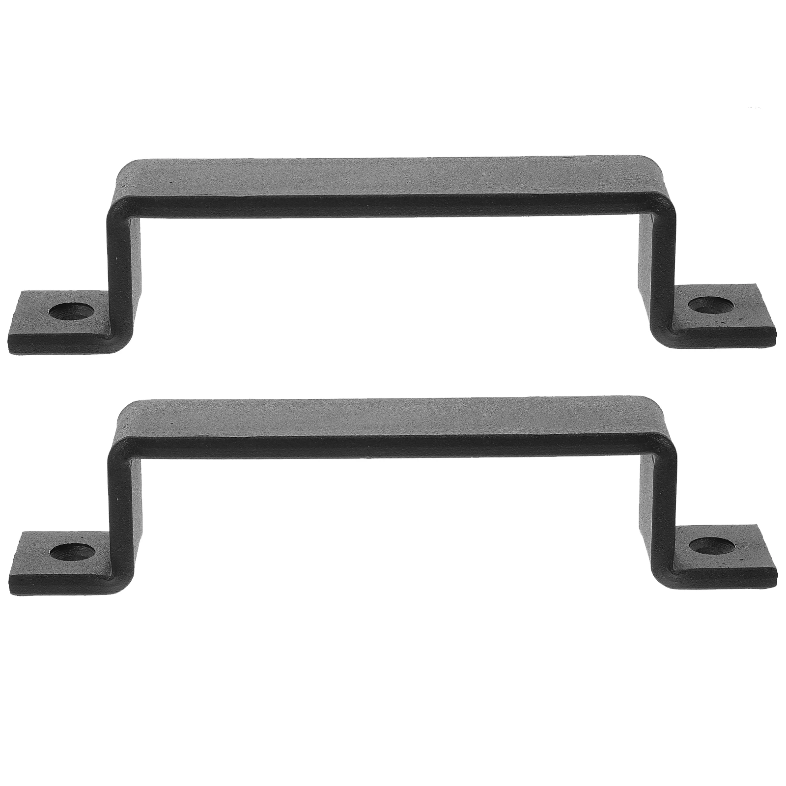 

2Pcs Barn Door Handle Black Vintage Metal Sliding Gate Pull Handle for Garage Doors Door Handles Gate Handles for Wooden Gates
