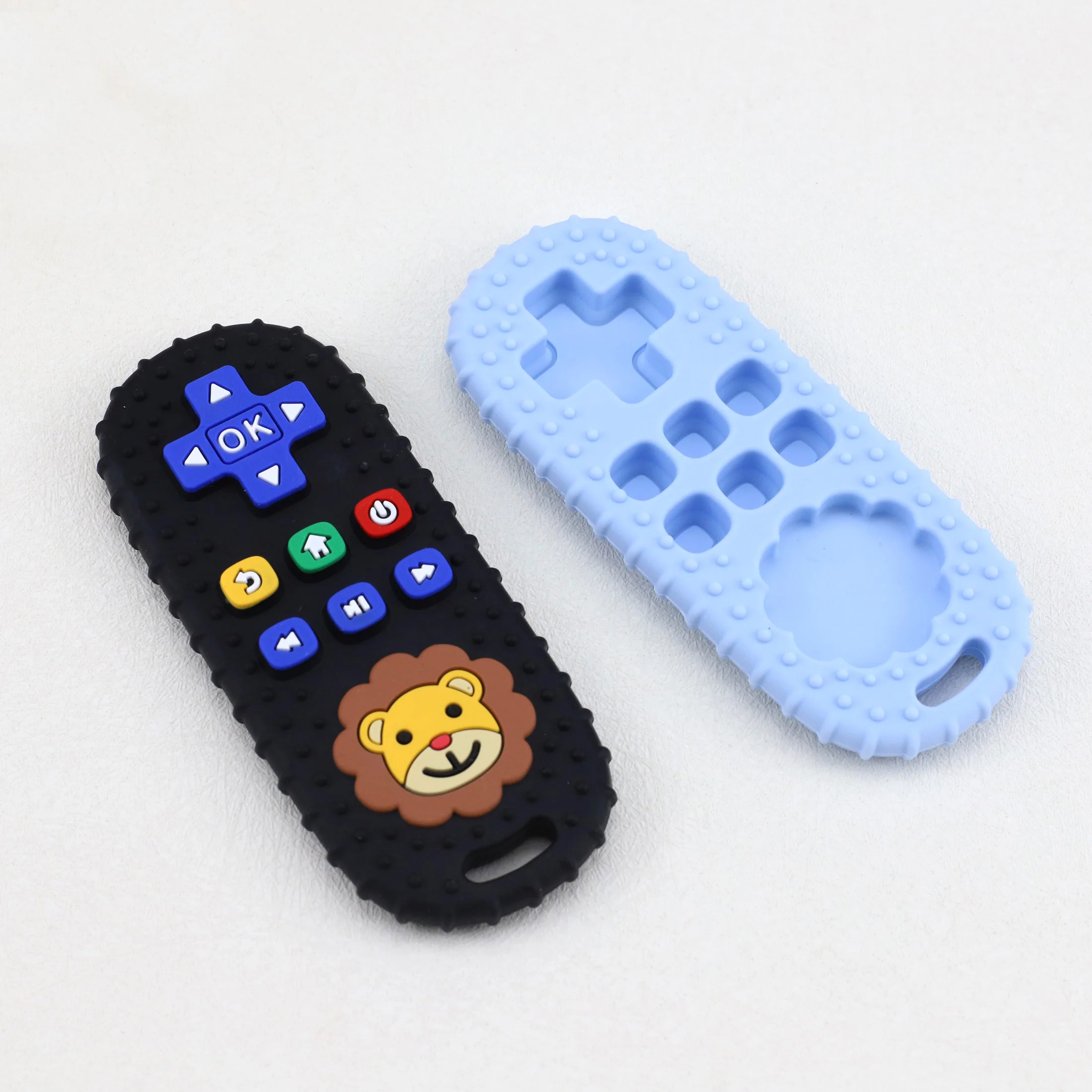 لعبة محاكاة لعبة التحكم عن بعد من السيليكون على شكل أسد كرتوني