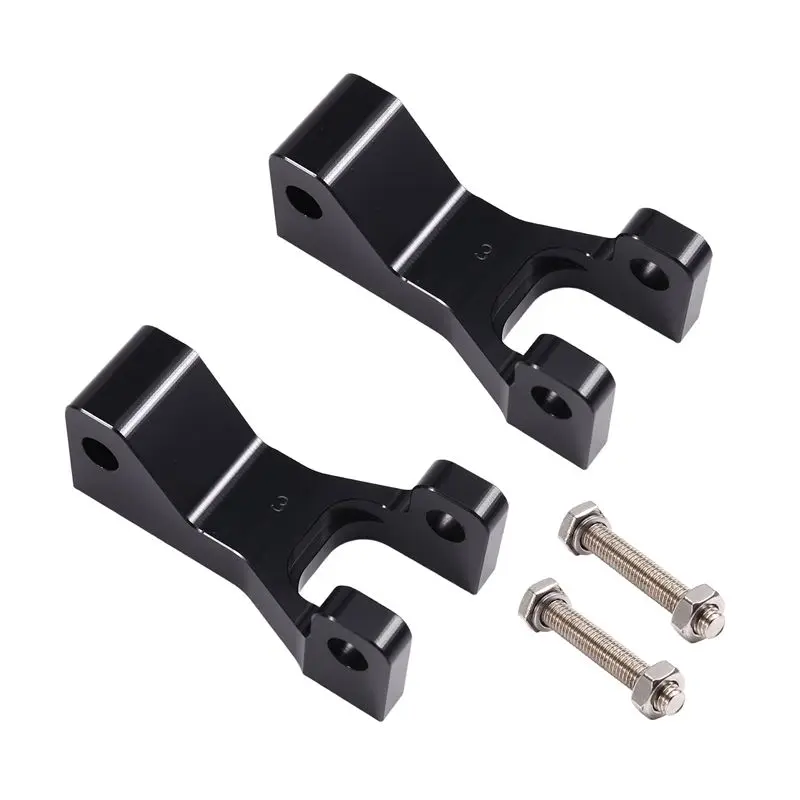 A09E-Motorcycle Front Lowering Block Bracket Kit For Honda TRX 450R Yamaha YFZ450 Raptor 700 Front Lowering Kit Accessories