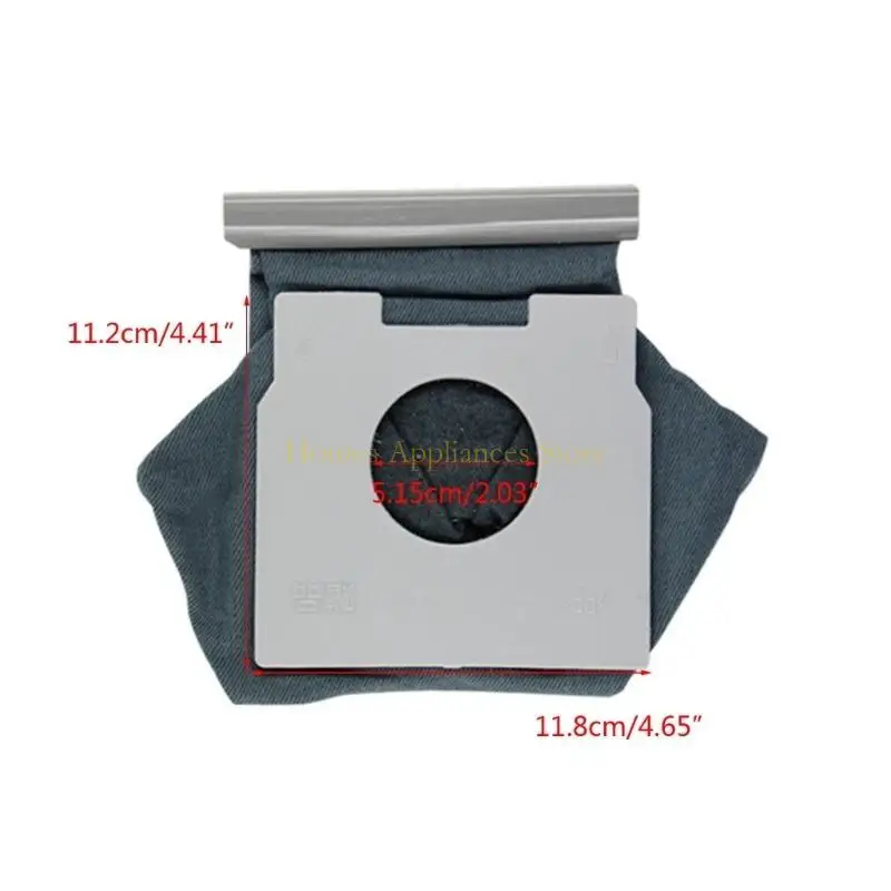 แพ็ค D0AB ของ 2/5 ถุงเก็บฝุ่นที่ล้างทำความสะอาดได้สำหรับ MC-CA291 MC-CA293 MC-CA593 เครื่องดูดฝุ่น