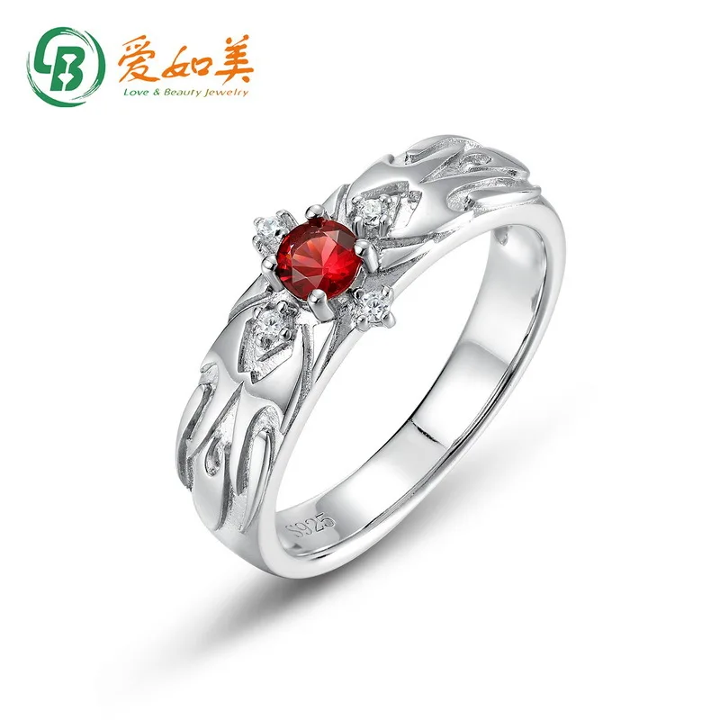 

Dragon Scale Phoenix Feather Series 18K Gold PT950 Platinum Silver Plated 7-layer Gold Ring with Niche Design for Couples