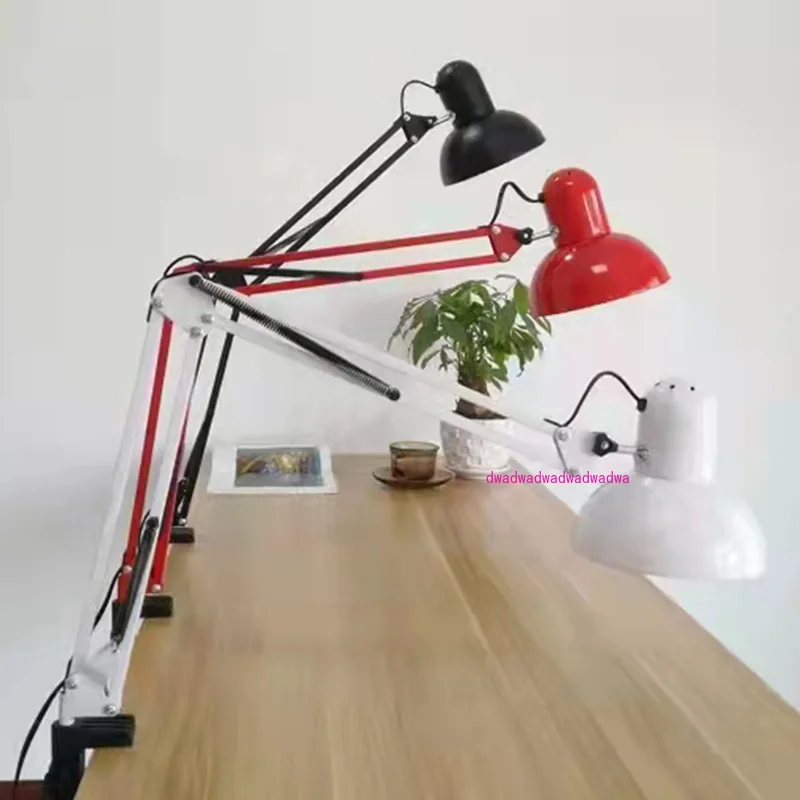 Long arm eye protection manicure eyelashes table lamp shooting clip bedside learning work maintenance painting