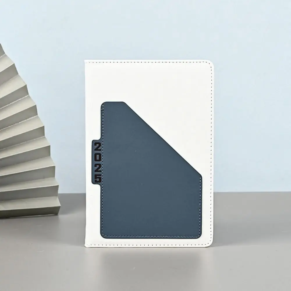 Yearly Schedule 2025 Notebook A5 Portable 365 Days Efficiency Notebook Soft Leather Cover To Do List Agenda Planning Notepad
