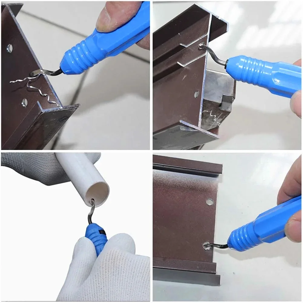 For PVC For Hard Plastic HSS Blades Deburring Tool For Metalworking Blue Black Flexible Deburring Tool For Wood