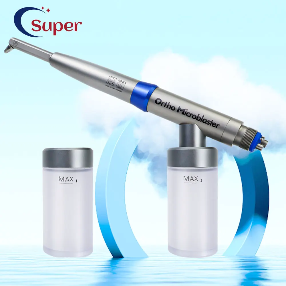 

Dental 2in1 Aluminum Oxide sandblasterwith Internal water spray Micro Blaster Alumina Gun Fit 4HOLES coupling Dentistry Tool