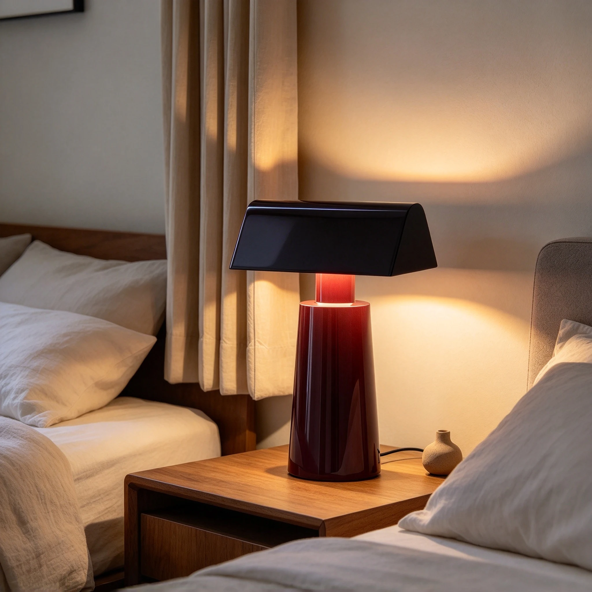 Modern Portable Table Lamp Minimalist Wireless Desk Lamp Bedroom Bedside Living Room Study Night Light LED Home Decor