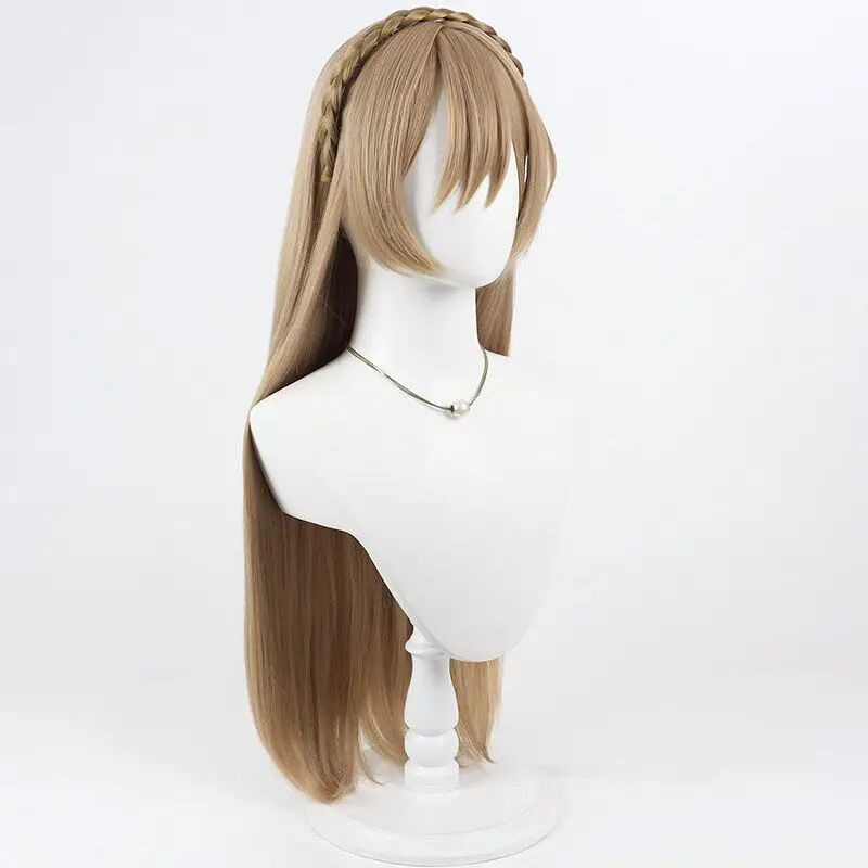 Virtual YouTube Vtuber Furen ELustario Cosplay Wig Halloween Carnival Party Props Synthetic Hair Heat Resistant Fiber + Wig Cap