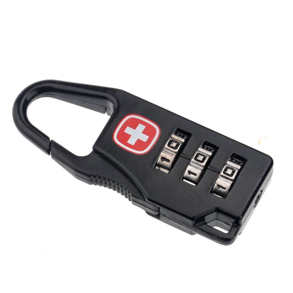 

3 Digits Combination Password Lock Resettable Luggage Suitcase Anti Theft Padlock Durable Metal Keyless Locker Security Travel