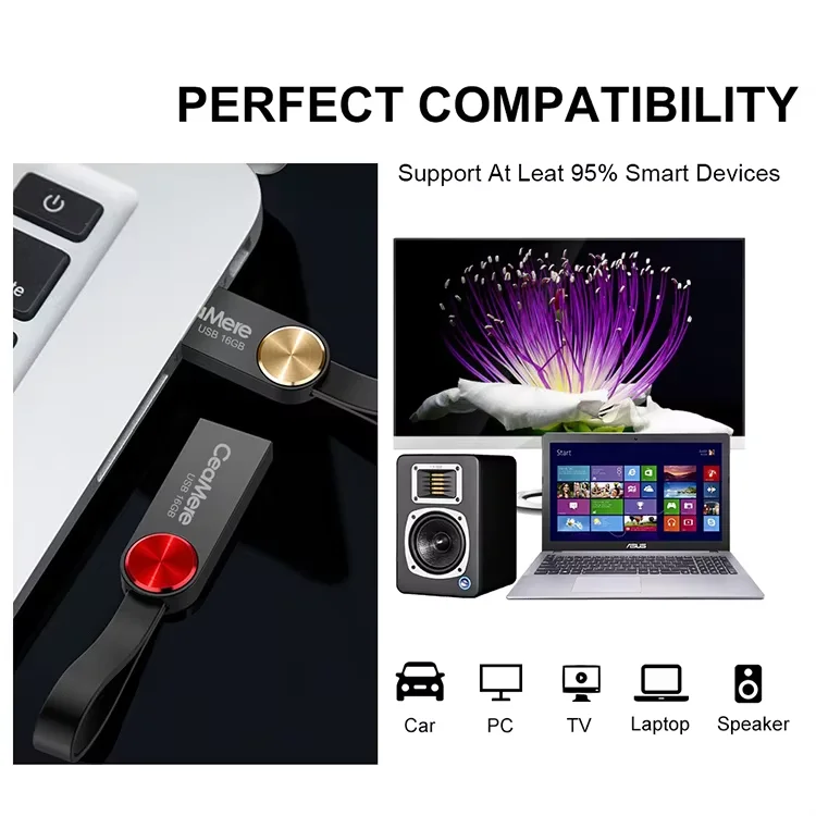 10 Stück 2.0/3.0 Hochgeschwindigkeits-USB-Stick mit Individuellem Logo 4GB 8GB 16GB 32GB 64GB 128GB Metall-USB-Stick mit Schlüsselanhänger als Geschenk – Detail 12